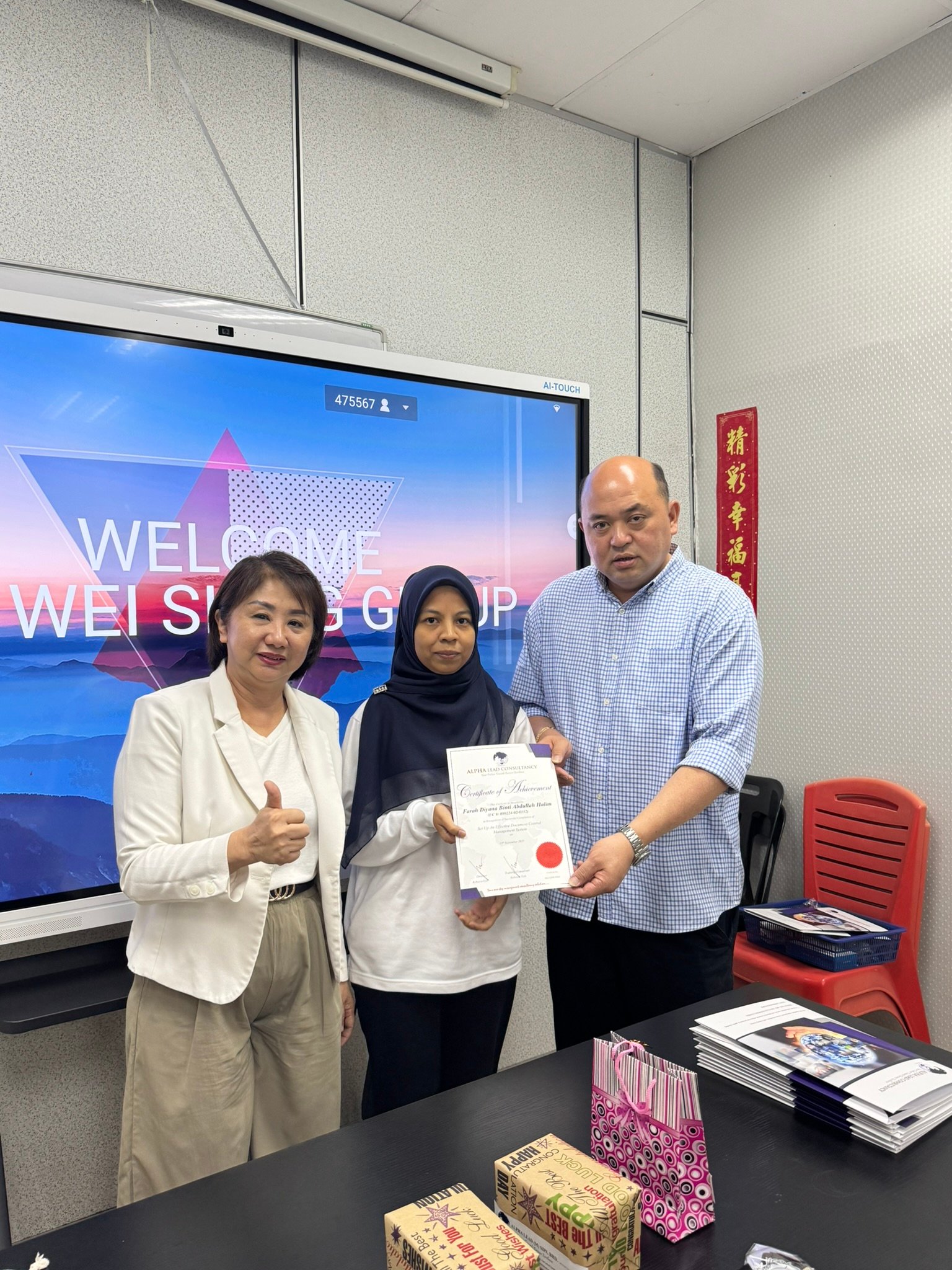 ISO certification training Penang, Alpha Lead team workshop